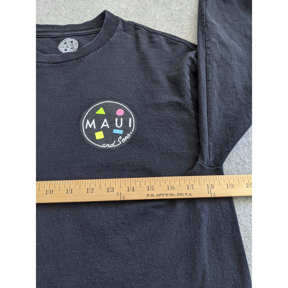 Maui And Sons Surf Mens Long Sleeve Shirt Size Medium - Picture 8 of 8